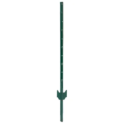Niederberg Metall Zaunpfahl 80cm Zaunpfosten Pfahl Pfosten für Maschendraht-Zaun Image