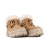 Winterboots PALLADIUM "PALLASHOCK LO HIVER", Damen, Gr. 43, irish braun, Leder, sportlich, Schuhe, Winterschuhe, Winterstiefel, Snowboots, wasserabweisend & gefüttert