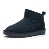 Winterboots ARA "ALASKA", Damen, Gr. 42, blau (dunkelblau), Veloursleder, Lammfell, unifarben, sportlich, Schuhe, Schlupfboots, Snowboots, Winterboots in Bequemweite H = sehr weit