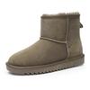 Schlupfboots ARA "Alaska", Damen, Gr. 36, beige (sesam), Veloursleder, Lammfell, unifarben, sportlich, Schuhe, Winterboots zum Schlupfen in bequemer Weite G (=weit), Topseller