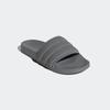 Pantolette ADIDAS SPORTSWEAR "ADILETTE NOSHOWER SLIDES", Gr. 44,5, grau (grethr, grethr, grethr), Textil, sportlich, Schuhe