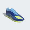 Fußballschuh ADIDAS PERFORMANCE "F50 MESSI CLUB FÜR HART- UND ASCHENPLÄTZE", Gr. 44,5, royal blau, solar gelb, semi blau burst, Synthetik, sportlich, Schuhe, geeignet für Rasen- und Kunstrasenplätze