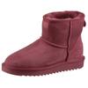 Winterboots ARA "Alaska", Damen, Gr. 38, lila (beere), Veloursleder, Lammfell, unifarben, sportlich, Schuhe, Winterboots, Stiefel in bequemer Weite G (=weit)