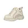 Plateausneaker BUFFALO "Buffalo Sneaker Lederimitat/Textil", Damen, Gr. 37, beige (cream), Lederimitat, Textil, casual, Schuhe