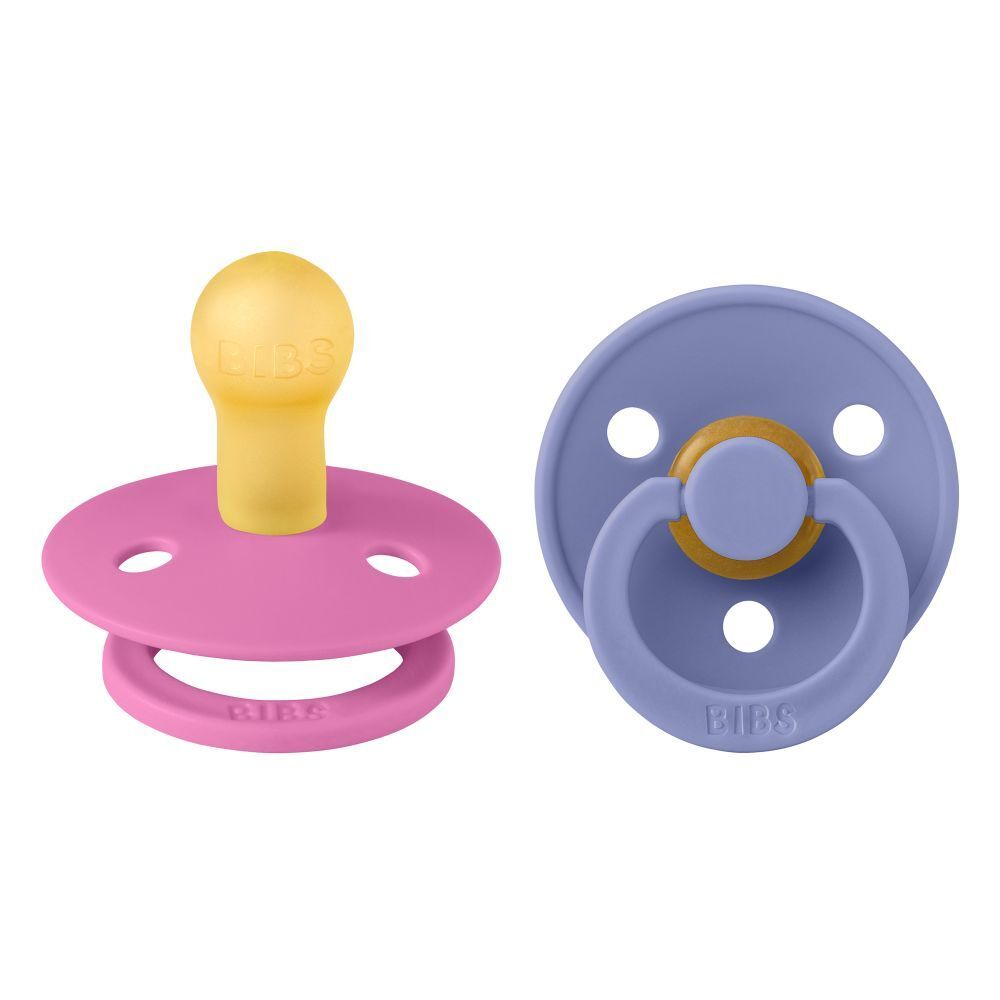 Bibs Fopspeen Bubblegum/Peri 6-18 Maanden 2 St Schnuller Image