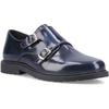 Hush Puppies Verity Hi-Shine Leder Damen Schuhe in Marineblau