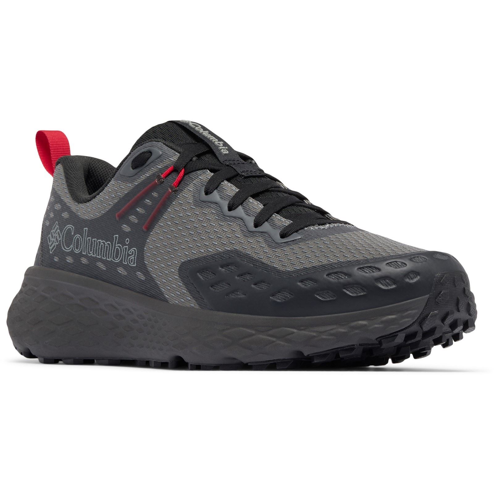 Columbia Konos TRS Polyester Herren Wanderschuhe Grau/Rot