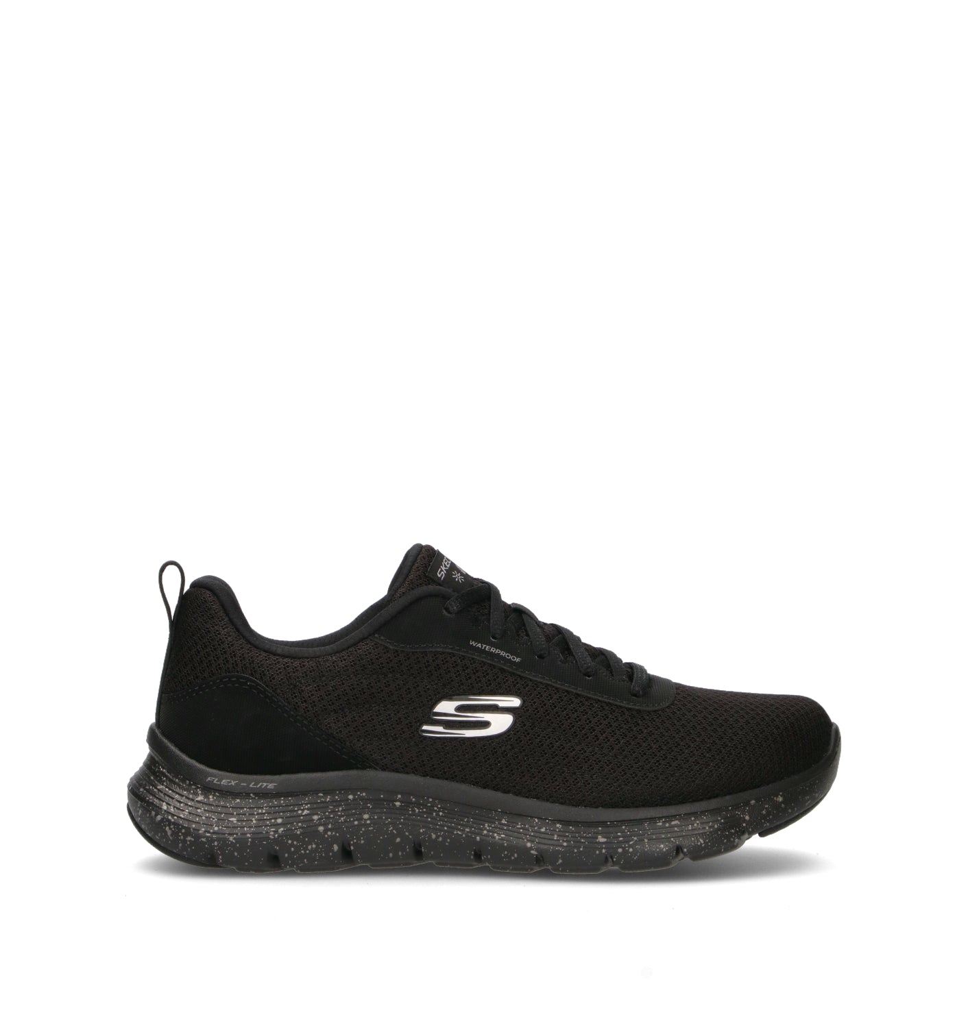 SKECHERS SPORT Sneaker donna nera waterproof