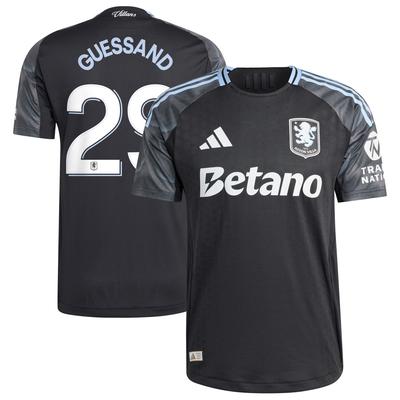 Aston Villa adidas Authentisches Auswärtstrikot 2025-26 mit Aufdruck Pokal Guessand 29 Image