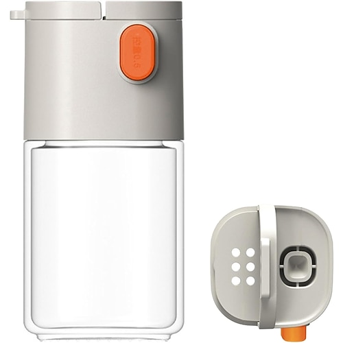 Gewürzflasche zum Abmessen, Salzstreuer oder Pfefferstreuer, ein Muss für die Küche, Glasdosierflasche für Gewürze, Salz, Paprika, Pfeffer, Kreuzkümmel, Pulver, Zucker, Gewürzglas, BPA-frei