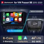 Junsun AI Voce Senza Fili CarPlay Android Auto Radio Per VW Volkswagen Passat B8 2015-2020 Auto Multimedia GPS Navi 2din autoradio