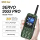 SERVO S555 PRO 4 SIM Card Registrazione delle chiamate del telefono cellulare Lista nera Lettore MP4 Power Bank Radio FM Pulsante Caratteristica Back-up Cellulari
