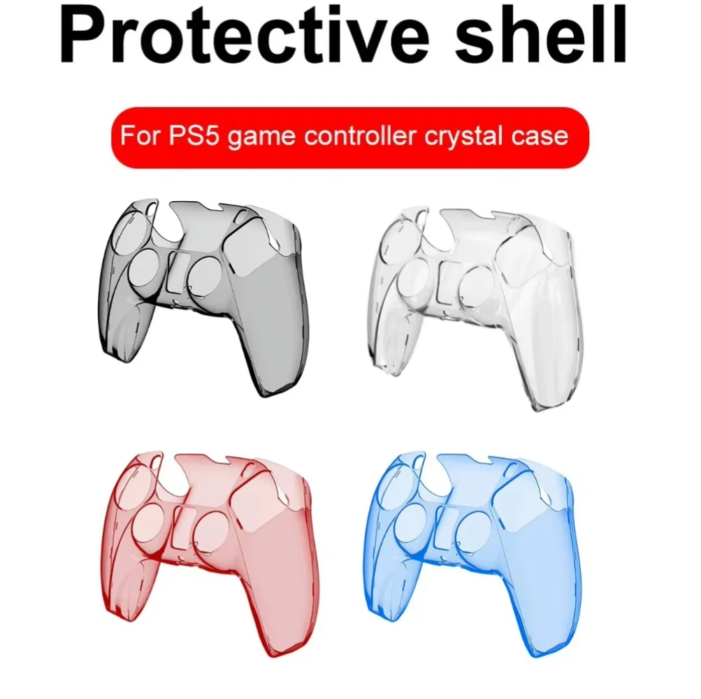 Transparente Schutzhülle für PS5 Gamepad Controller Case DualSense Controller Klare PC Shell Ultra Slim Controller Shell Image