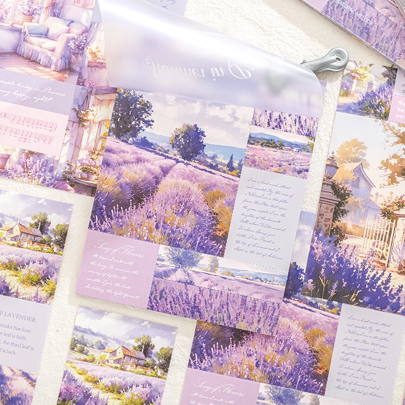 40 Stück Vintage schöne Landschaft Material Papier Scrapbook Materialien DIY Fotoalbum Collage Journal Kreatives Briefpapier Kunstpapier Image