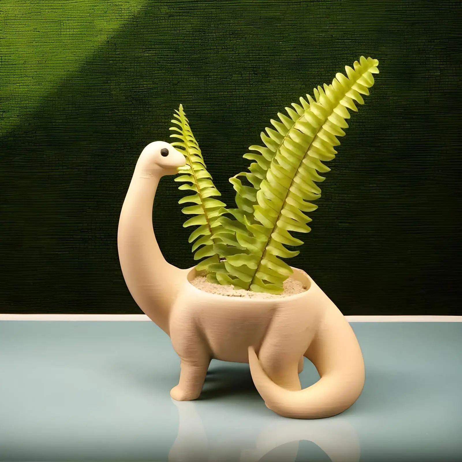 Dinosaurier Pflanzer Dinosaurier Blumentopf Sukkulenten Pflanzer Kreative Dinosaurier Statue Pflanzer Blumen Cartoon Dinosaurier Sukkulenten Topf Image