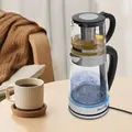 Bollitore elettrico a doppio strato per uso domestico Bollitore per tè elettrico turco per bambini e madre Set di teiere da 2,5 litri + 1 l