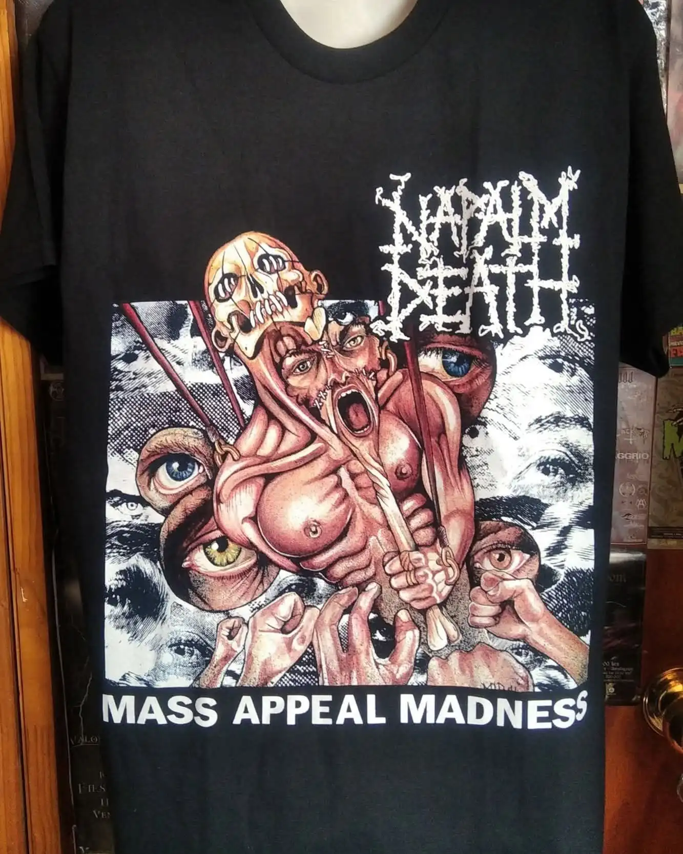 Heavy Metal Rock Bedrucktes Kurzarm-T-Shirt im Y2K-High-Street-Stil mit Rundhalsausschnitt, Baumwolle, lässig, lockeres Oberteil, Sport, Streetwear, Unisex