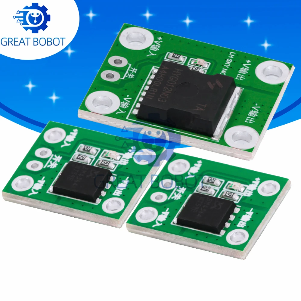 20 A/50 A/100 A Hochleistungs-MOS-Triggerschalter-Treibermodul, elektronischer Schalter mit Feldeffekttransistorbasis und PWM-Regelung Image