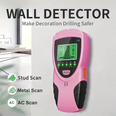 Stud Finder Wall Scanner 5In1 Stud Detector Stud Sensor Beam Finders for Center And Edge Of Wood AC Wire Metal Studs Joist Pipe