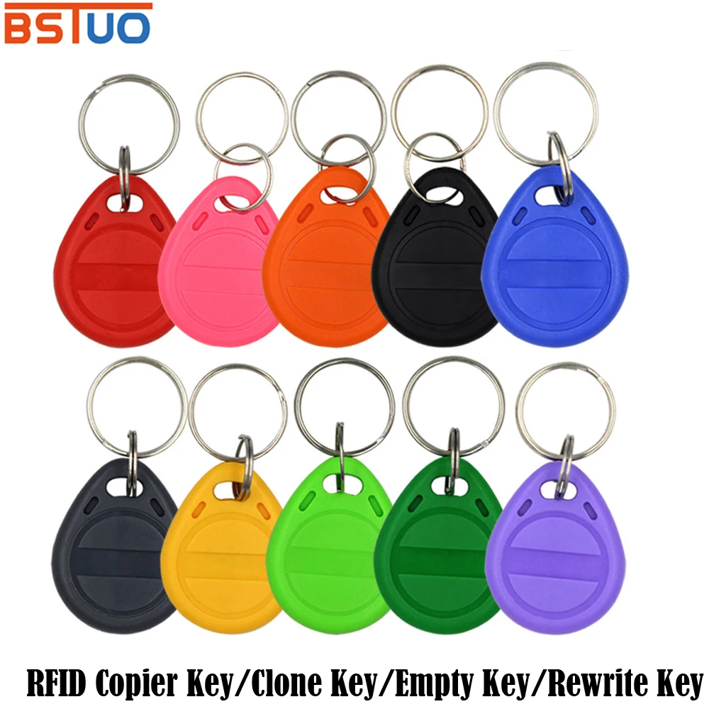 10Pcs EM4305 125Khz Key Copy Rewritable Writable Rewrite EM ID T5577 Keyfob RFID Clone Tag Ring Proximity Token Access Duplicate