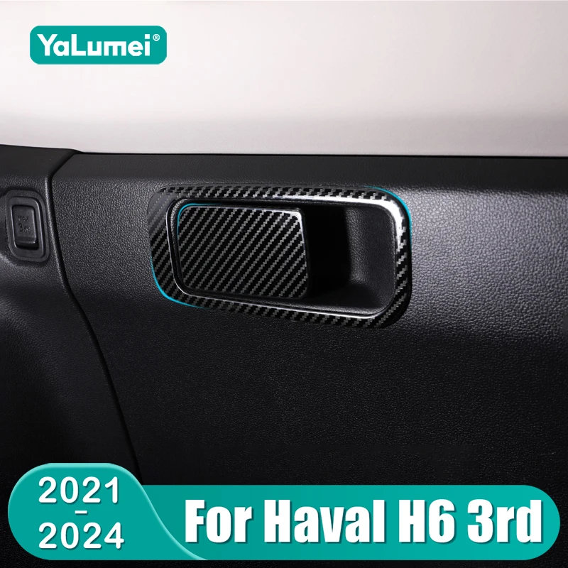 Für Haval H6 Für Gen GT 2021 2022 2023 2024 HEV PHEV Auto Co-pilot Handschuh Lagerung Box Griff Abdeckungen trim Zubehör Image