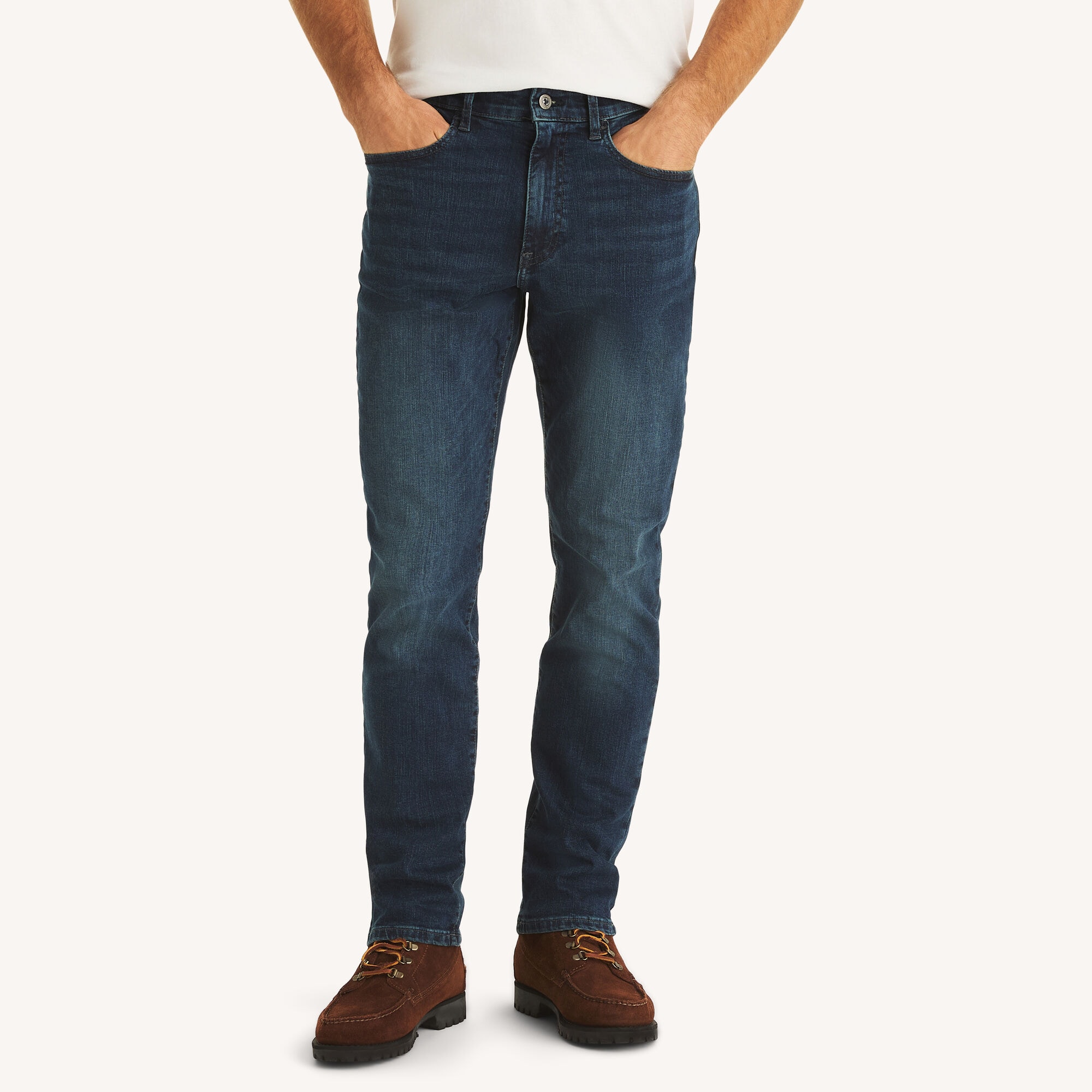 Nautica Men's Original Relaxed Stretch Denim 469 (Marine Blue), 38x32