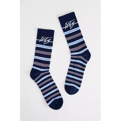 iets frans. Blue Stripe Socks - Blue at Urban Outfitters