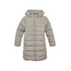 Steppmantel S.OLIVER JUNIOR, Mädchen, Gr. 170/176, grau (light grau), Web, Obermaterial: 100% Polyester. Futter: 100% Polyester, unifarben, casual, lässig geschnitten ca. Mitte Oberschenkel, Rundhals, Langarm, Mäntel, Wärmender Steppmantel mit...