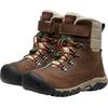 Winterstiefel KEEN "KANIBOU WP", Damen, Gr. 35, schwarz earth, roasted pecan, Leder, Textil, sportlich, Schuhe