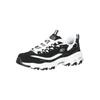 Sneaker SKECHERS "Skechers Sneaker Leder", Damen, Gr. 37, schwarz (schwarz, weiß), Leder, casual, Schuhe