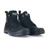 Winterboots PALLADIUM "PAMPA HI ZIP WL", Gr. 46, schwarz (schwarz, schwarz), Leder, sportlich, Schuhe, Winterschuhe, Schnürboots, Winterstiefel, Snowboots, gefüttert