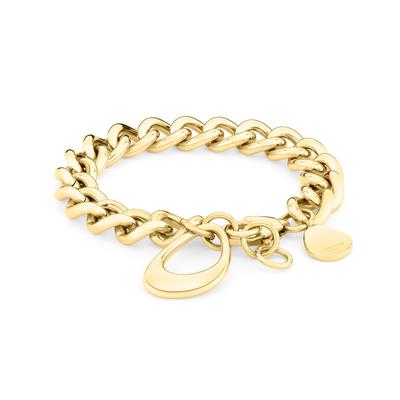 Armband LIEBESKIND BERLIN "Schmuck Geschenk Edelstahl Armkette The Organic", gold (gelbgoldfarben), Armbänder, Damen, Edelstahl Image