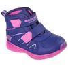 Klettstiefel SKECHERS "ILLUMI-BRIGHTS", Kinder, Gr. 22, bunt (navy, multi), Lederimitat, casual, Schuhe, Winterstiefel mit Blinkfunktion, Größenschablone zum Download