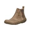 Stiefelette EL NATURALISTA "El Naturalista Stiefelette Leder/Textil", Damen, Gr. 38, grau (stone), Leder, Textil, casual, Schuhe
