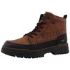 Winterboots MUSTANG SHOES "Peppin", Herren, Gr. 44, braun (cognac), Lederimitat, kontrastfarbene Details, modisch, Schuhe, Schnürboots, Trekkingboots mit TEX-Ausstattung