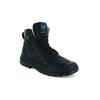 Winterboots PALLADIUM "PAMPA SPORT CUFF WPS", Gr. 38, schwarz, Leder, sportlich, Schuhe, Winterschuhe, Schnürboots, Winterstiefel, wasserdicht & gefüttert