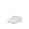 Sneaker JACK & JONES "JFWBOSLEY", Herren, Gr. 45, weiß (weiß, cognac), Lederimitat, casual, Schuhe, mit heller Laufsohle
