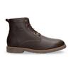 Winterboots PANAMA JACK "Glasgow Igloo", Herren, Gr. 46, braun (dunkelbraun), Nappaleder, klassisch, Schuhe, Schnürboots, Winterstiefelette, Casual-Boots mit Lammfellfutter