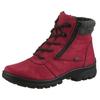 Winterboots ARA "SAAS FEE", Damen, Gr. 7,5 (41), rot (dunkelrot, schwarz), Textil, Filz, Veloursleder, Basic, Schuhe, mit Reißverschuss, G-Weite