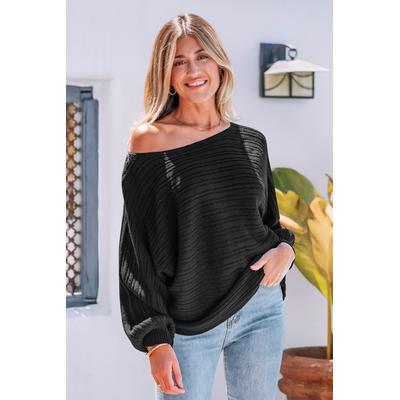 Quiet Power Black Sweater