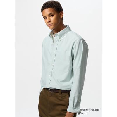 Uniqlo - Regular Fit Oxford Shirt - Light Green