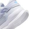 Laufschuh NIKE "KIDS CROSSCOURT (GS)", Gr. 38,5, football grau, weiß, university blau, sportlich, Schuhe