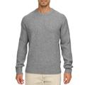 Rundhalspullover INDICODE "INBertram O-neck", Herren, Gr. M, grau (grau mix), Strick, Obermaterial: 58% Polyacryl, 32% Polyester, 7% Wolle, 3% Elasthan, unifarben, modisch, regular fit hüftlang, Rundhals, Langarm, Pullover