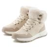 Winterstiefelette LASCANA "High Top Sneaker, Schnürschuh, Boots, Stiefelette", Damen, Gr. 41, beige, Obermaterial: 100% Lederimitat. Futter: 100% Textilmaterial. Decksohle: 100% Textilmaterial. Laufsohle: 100% Synthetik, unifarben, casual, Schuhe,...