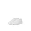 Sneaker JACK & JONES "JFWEALING", Herren, Gr. 43, silber (weiß, silberfarben), Lederimitat, casual, Schuhe, mit dezenter Perforation