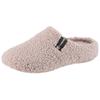 Pantoffel VERBENAS "YORK GALES", Damen, Gr. 36, grau (helltaupe), Textil, klassisch, Schuhe, Pantoffel, Hausschuh, Homeslipper zum Schlupfen