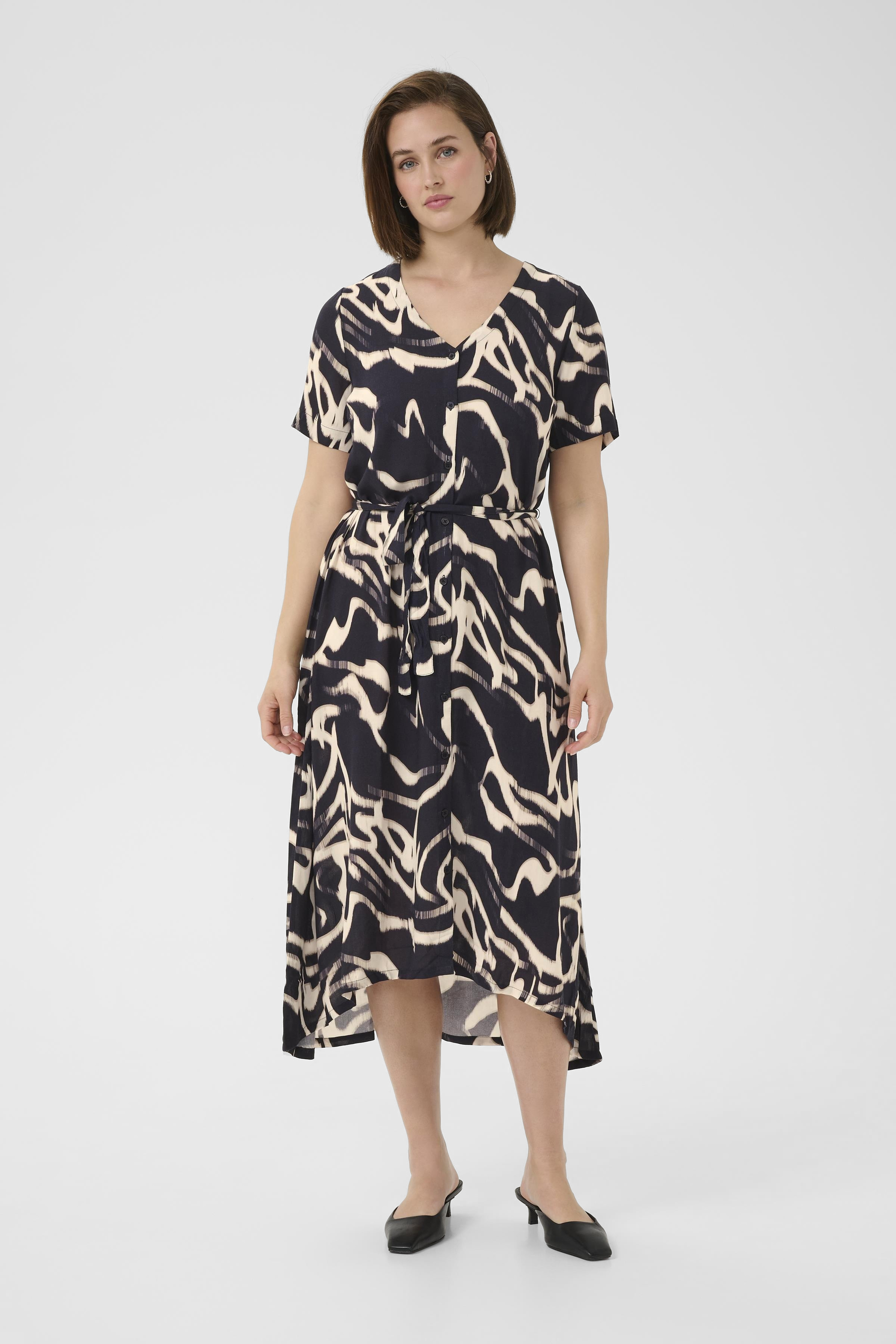 Kleid KAbeathe A-shape black offwhite Image