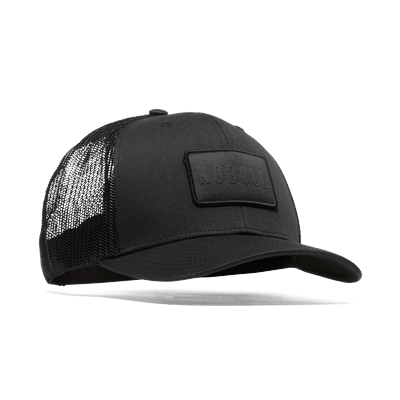 NOBULL Curved-Brim Trucker in Black