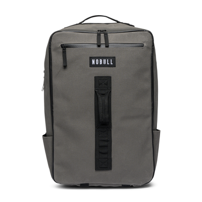 NOBULL Waxed Canvas Backpack in Grey