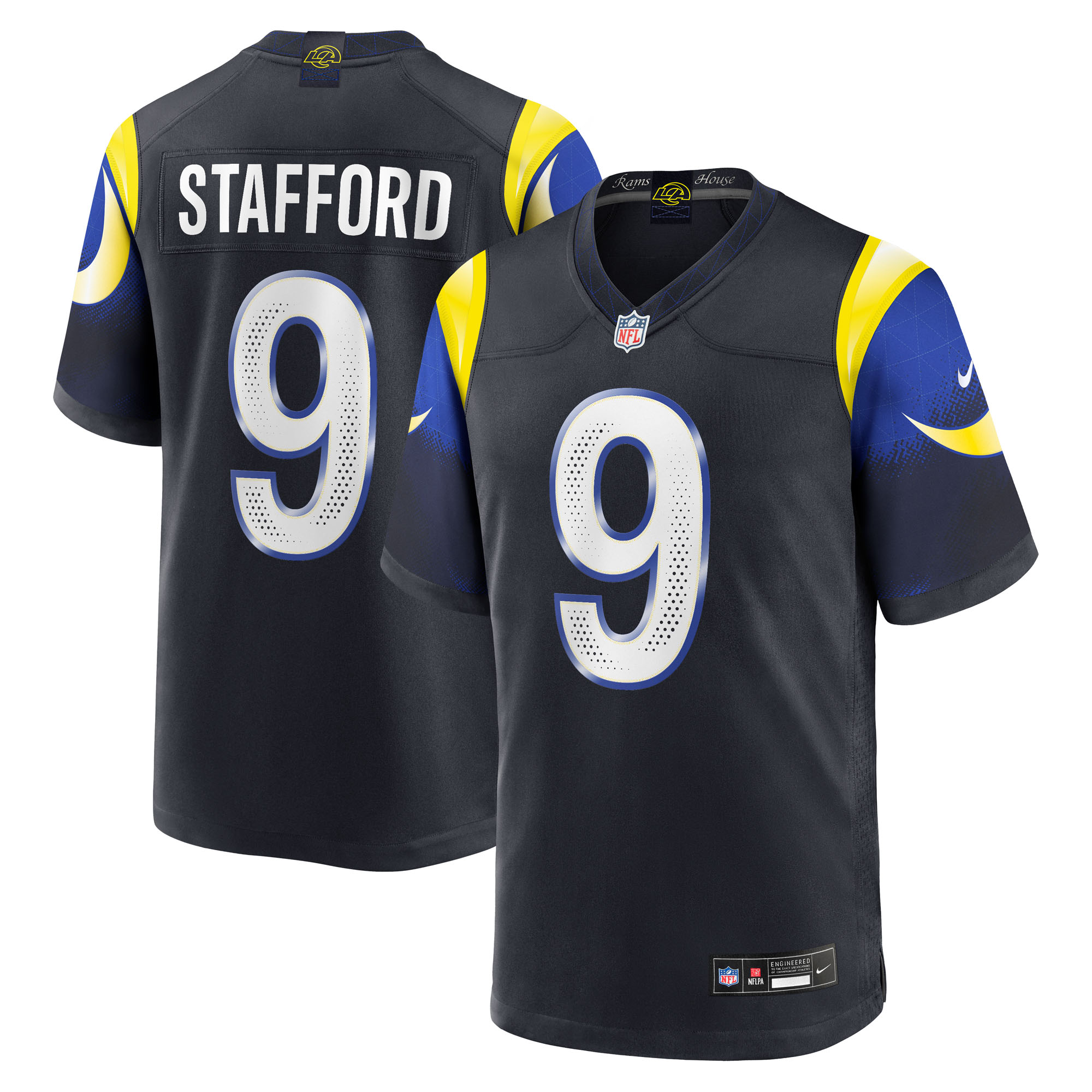 Los Angeles Rams Nike Game Rivalry Trikot - Pitch Blau - Matthew Stafford - Herren Image